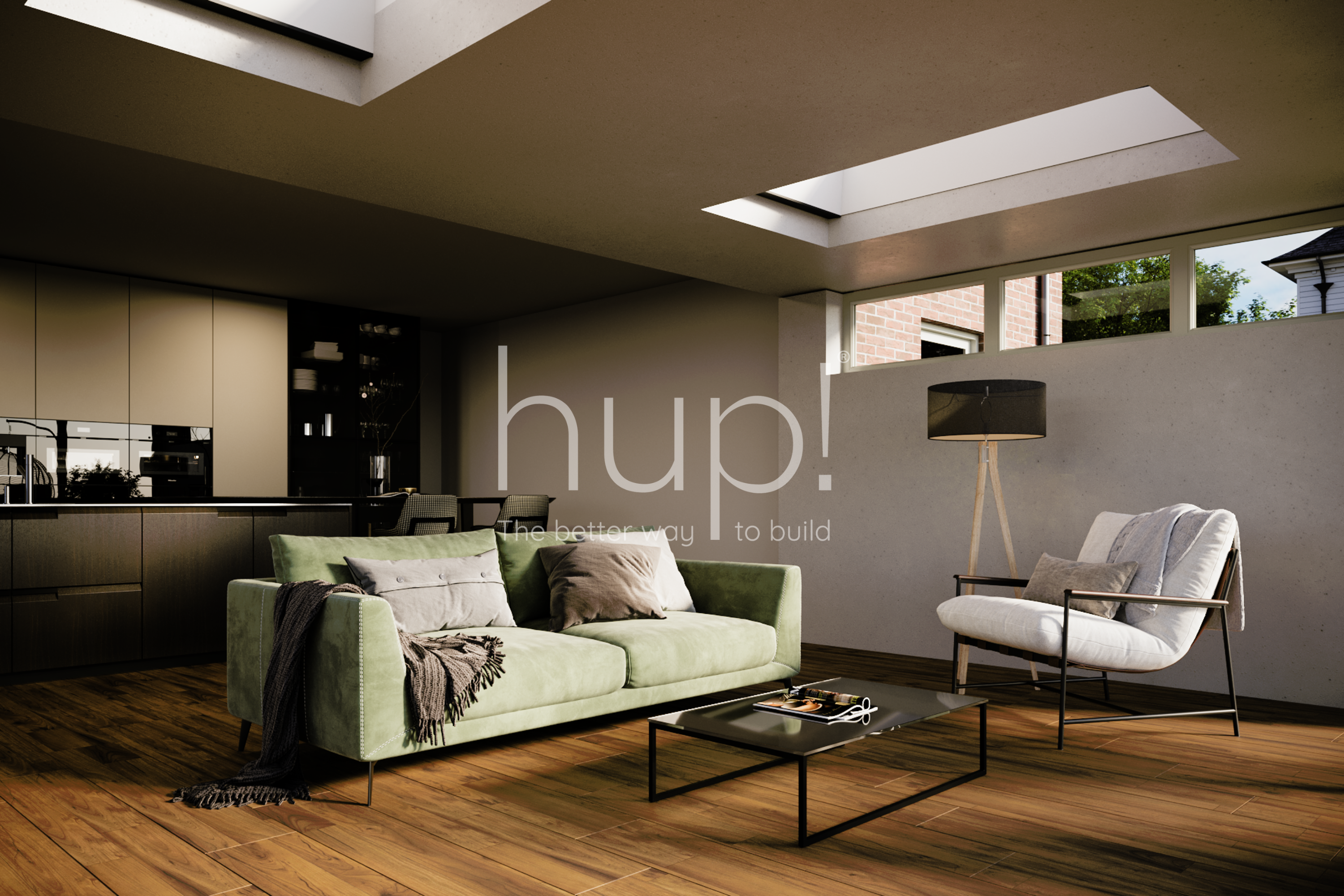 hup! flat roof interior