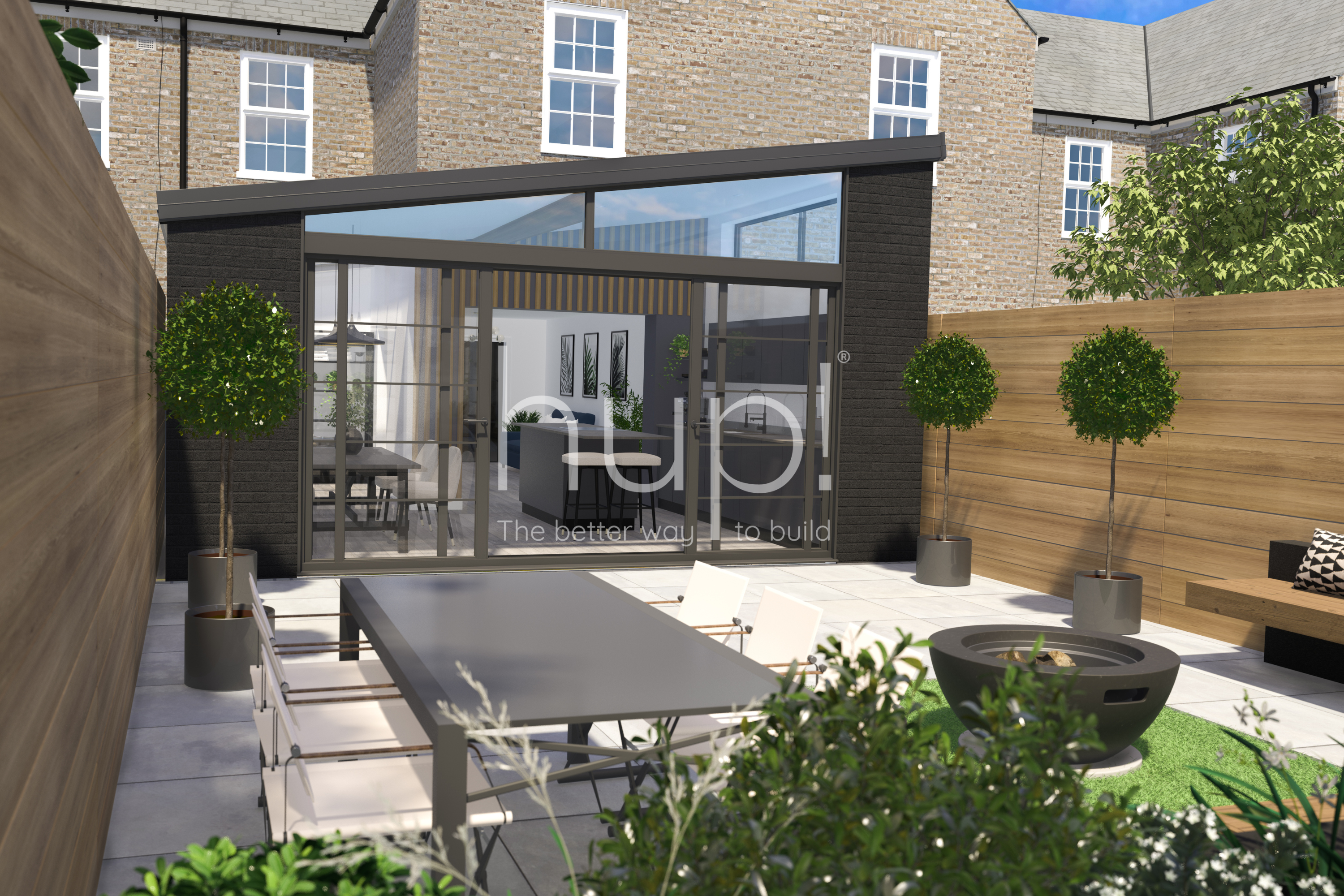 hup! Vista exterior